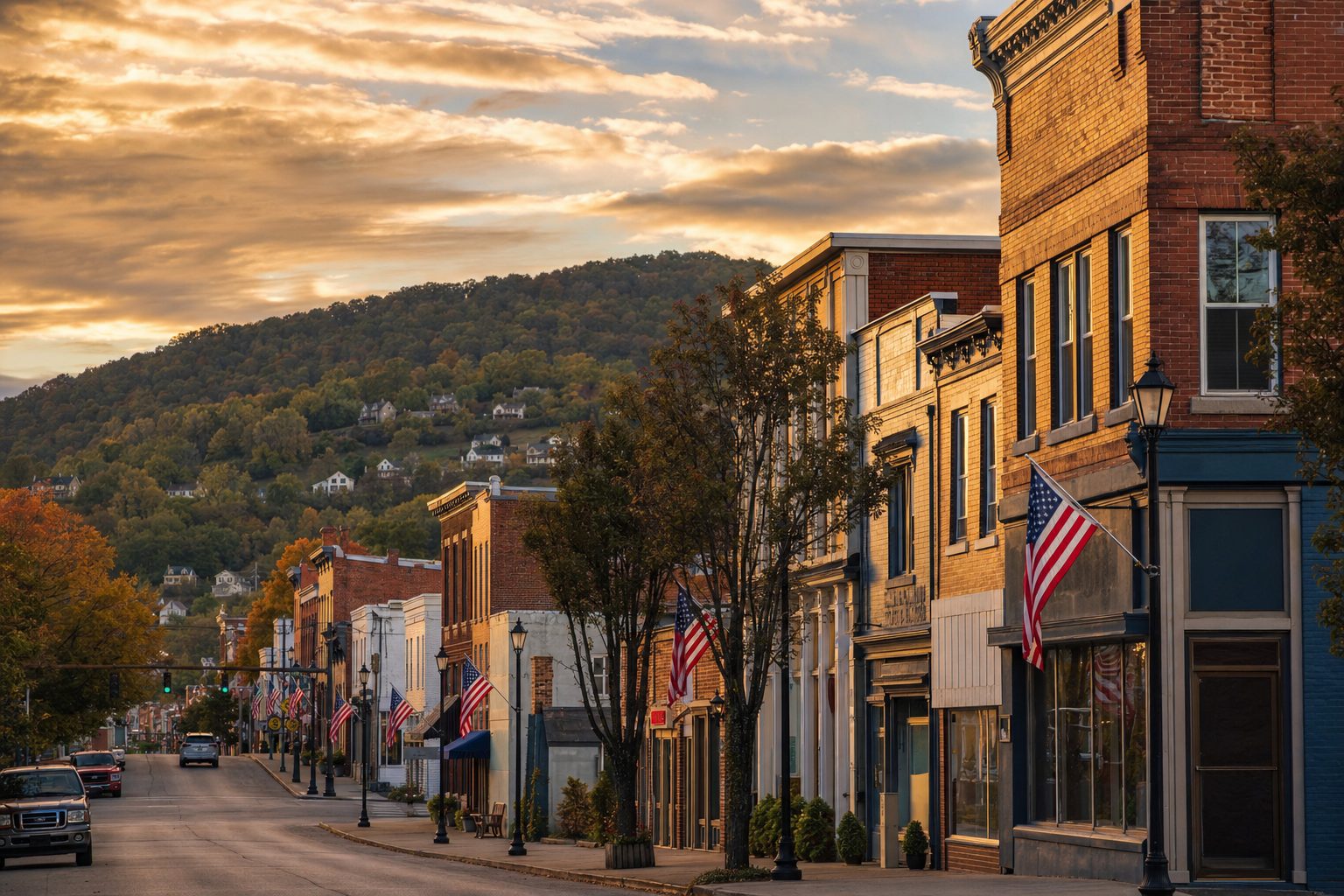 Historic Main Street in the Eastern Panhandle of West Virginia